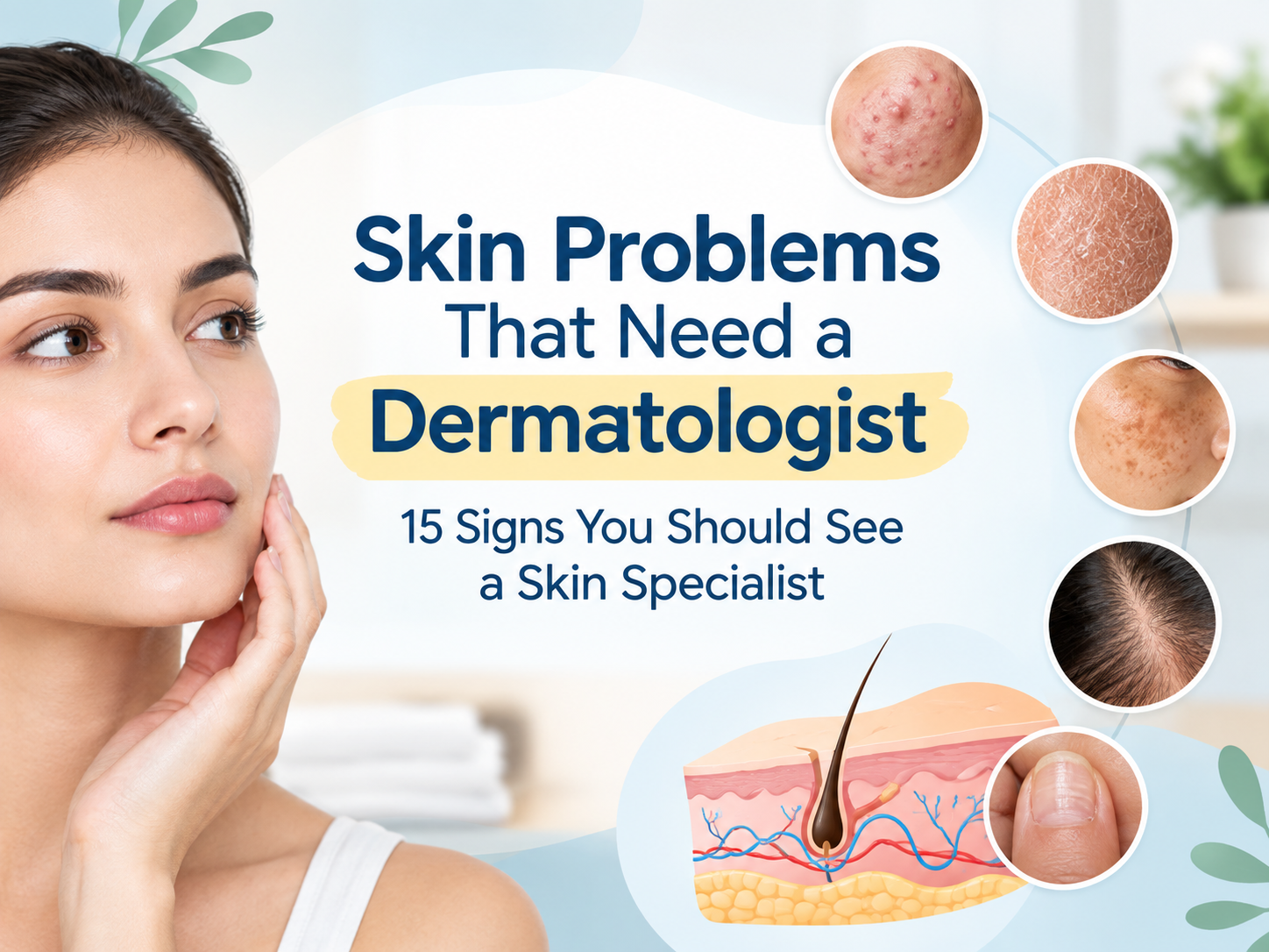 Skin Problems That Need a Dermatologist: 15 Signs You Should See a Skin Specialist