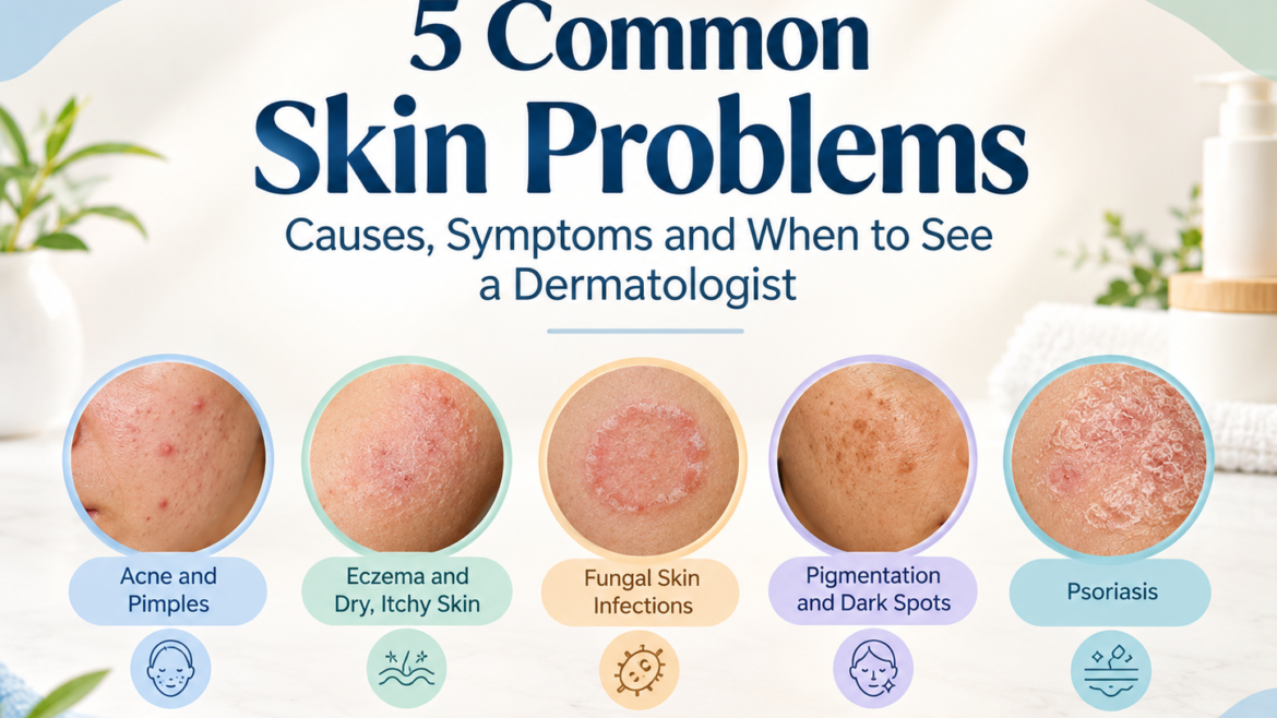 5 Common Skin Problems and When to See a Dermatologist