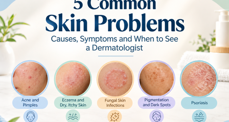 5 Common Skin Problems and When to See a Dermatologist