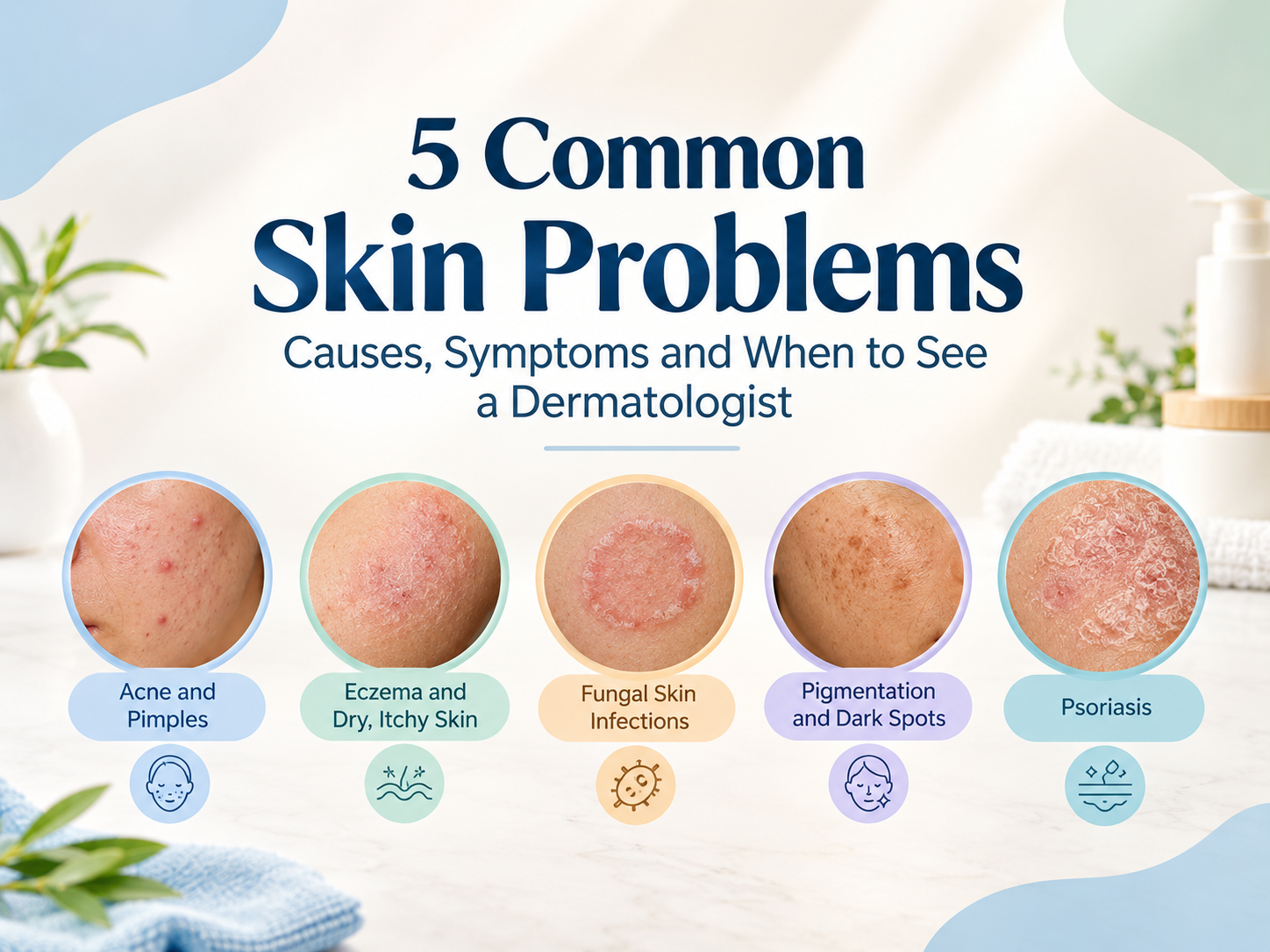 5 Common Skin Problems and When to See a Dermatologist